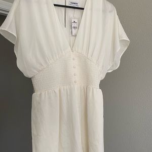 Express off white romper